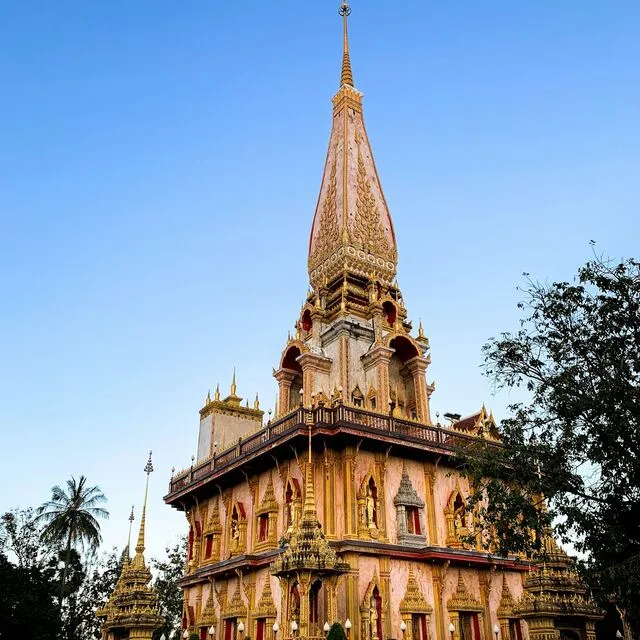 Wat Chalong temple chedi